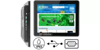 BiBox 121-I58 v.6 - Armored Panel PC 12.1 inch 1000 nits brightness, Intel i5, IP65, RS232, RJ45, WiFi 6, LTE 4G, Windows 11 Pro - Solution for applications in transport, railways, and off-road vehicles