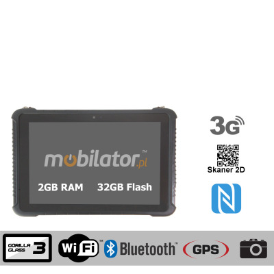 Wzmocniony wodoszczelny tablet przemysłowy Emdoor I16H NFC 2D