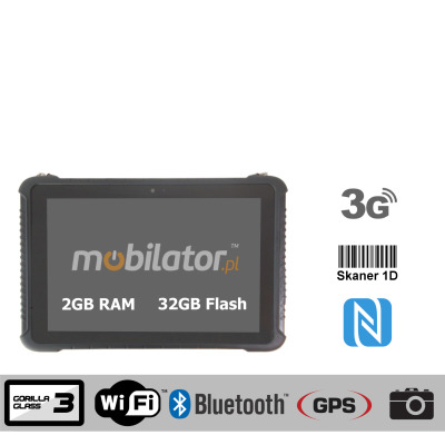 Wzmocniony wodoszczelny tablet przemysłowy Emdoor I16H NFC 1D