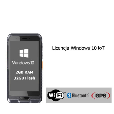 Wzmocniony wstrząsoodporny kolektor przemysłowy Emdoor I62H - Win 10 IoT Enterprise Licencja