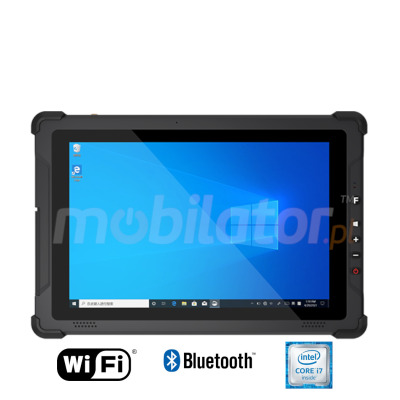  Przemysłowy tablet z czytnikiem kodów 2D Honeywell dotyk pojemnościowy jasny wyświetlacz  z procesorem Intel Core i7-8550U Emdoor I12U   