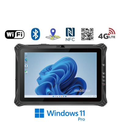 Tablet przemysłowy z ekranem dotykowym na Windows-ie 11 Pro Emdoor I20A z nowoczesnym aparatem i czytnikiem kodów 2D 1D QR