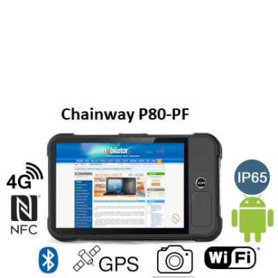Chainway P80-PF przemysłowy tablet z ekranem 8 cali