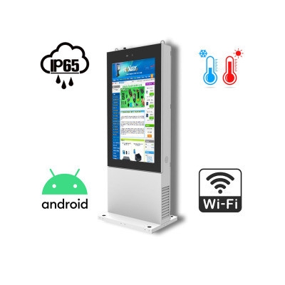 totem podświetlany Odporny wyświetlacz reklamowy Wytrzymały na warunki zewnętrzne NoMobi Trex Hi75