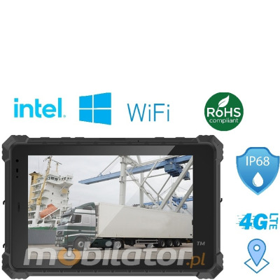 Mobipad 10DS-RTNL v.2 - Tablet odporny na wodę i upadki - Intel N5100, 8GB RAM, 128GB, ekran 10.1cala 700nit, 5G, GPS, IP68 - dla techników i budowlańców