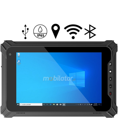 EMDOOR I87J v.4 - Rugged 8-inch industrial tablet, Windows 11, Intel N5100, 8GB RAM, 128GB storage, 8MP rear camera, 4G, 2D scanner, IP65 - ideal for logistics and transportation