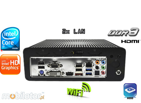 Przemysłowy MiniPC mBOX-3240 2LAN v.2