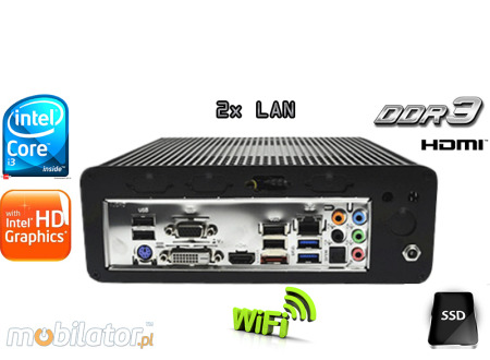 10 sztuk Przemysłowy MiniPC mBOX-3240 2LAN v.3