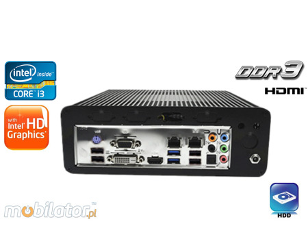 Przemysłowy MiniPC mBOX-4130 2LAN v.1