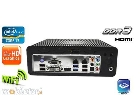Przemysłowy MiniPC mBOX-4130 2LAN v.2