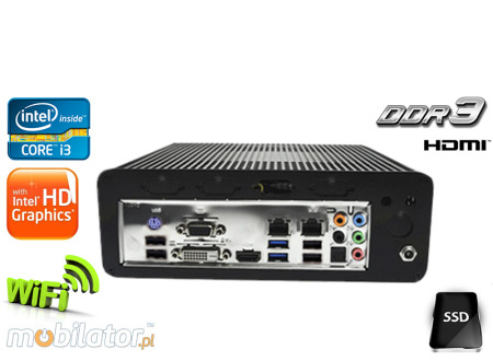 3 sztuki Przemysłowy MiniPC mBOX-4130 2LAN v.3