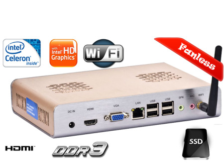 3x Industrial Fanless MiniPC mBOX-T30 v.2