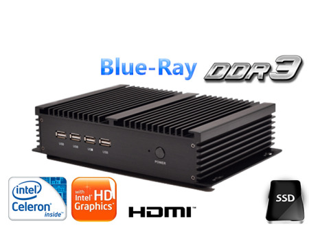 Industrial MiniPC mBOX-I37C4 BlueRay v.1