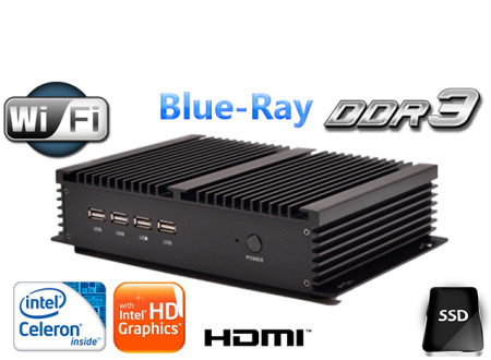 Industrial MiniPC mBOX-I37C4 BlueRay v.2