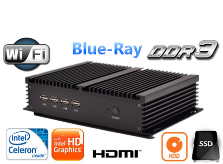 Industrial MiniPC mBOX-I37C4 BlueRay v.4