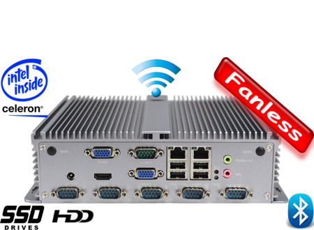 Industrial Fanless MiniPC IBOX-TN1037uB High (WiFi - Bluetooth)