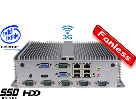 Industrial Fanless MiniPC IBOX-TN1037uB Top (3G)