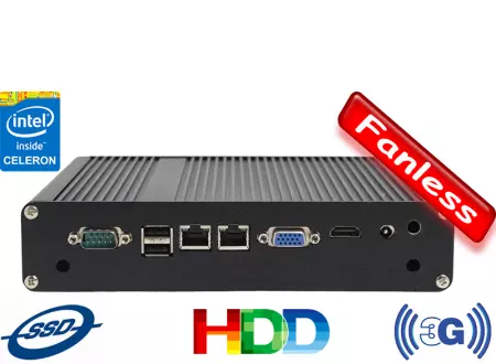 Industrial Fanless MiniPC IBOX-ZPC-H6-X4 Top (3G)