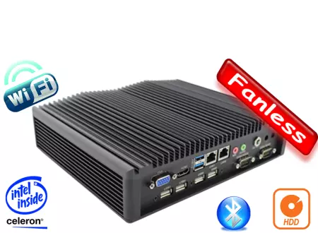 MiniPC Przemysłowy Fanless MBOX-K700-Celeron v.5