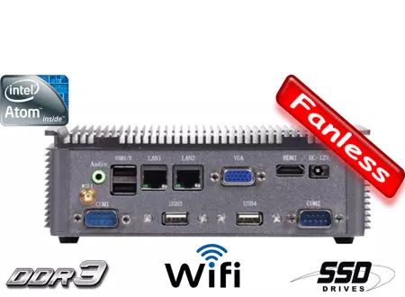 MiniPC Industrial Fanless MBOX K802 v.2