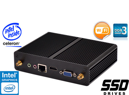 Industrial Fanless MiniPC mBOX Nuc M180 v.4