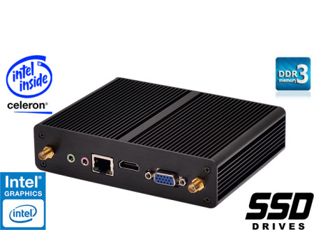 Industrial Fanless MiniPC mBOX Nuc M190 v.1