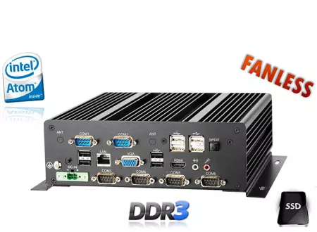 Industrial Fanless MiniPC bBOX-N2800-C4 v.1