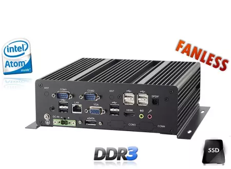 Industrial Fanless MiniPC bBOX-N2800-C2 v.3