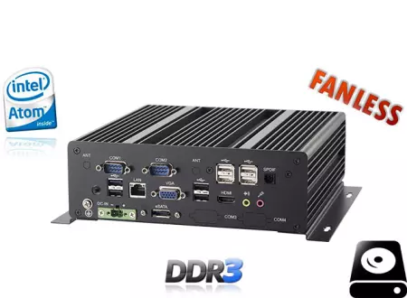 Industrial Fanless MiniPC bBOX-N2800-C2 v.4