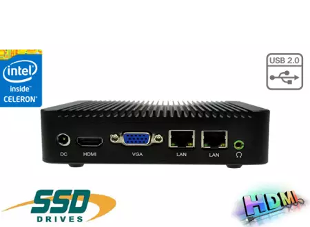 3 sztuki Przemysłowy Fanless MiniPC mBOX Nuc Q100S-01 v.4