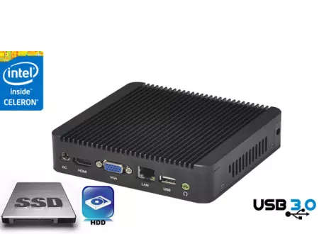 10x Industrial Fanless MiniPC mBOX Nuc Q190-02 v.1