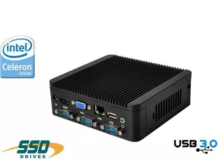3 sztuki Przemysłowy Fanless MiniPC mBOX Nuc Q180C v.1