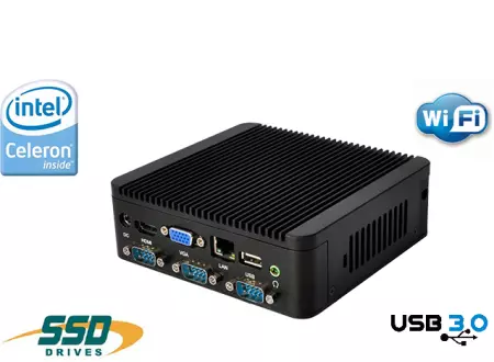 3 sztuki Przemysłowy Fanless MiniPC mBOX Nuc Q180C v.4