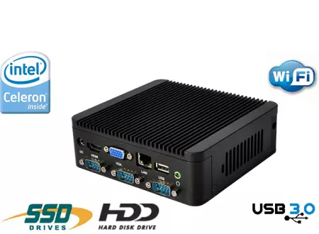 3 sztuki Przemysłowy Fanless MiniPC mBOX Nuc Q180C v.5