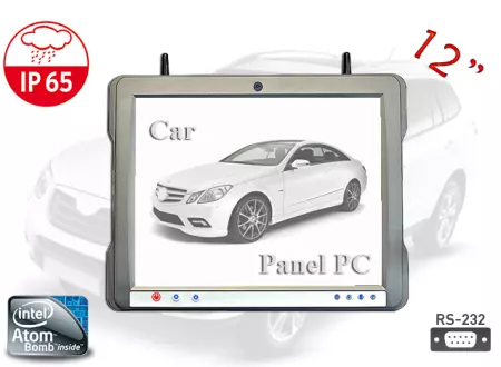 Industial Touch PC Fanless (Car PanelPC) moBOX-51228TA