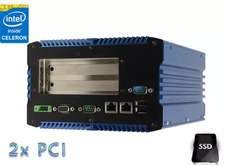 Fanless Industrial Computer MiniPC IBOX- 1037UE (2PCI) v.1