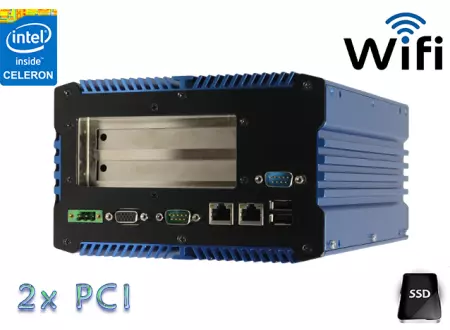 Fanless Industrial Computer MiniPC IBOX- 1037UE (2PCI) v.2