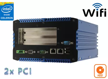 Fanless Industrial Computer MiniPC IBOX- 1037UE (2PCI) v.4