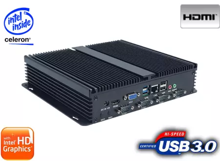 Industrial Computer Fanless MiniPC IBOX-J1900C BAREBONE