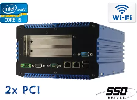 Fanless Industrial Computer MiniPC IBOX- 3317UE (2PCI) v.1