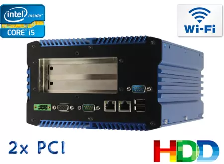 Fanless Industrial Computer MiniPC IBOX- 3317UE (2PCI) v.2
