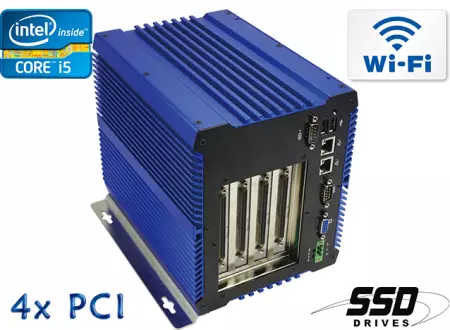 Fanless Industrial Computer MiniPC IBOX- 3317UE (4PCI) v.1