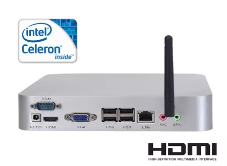 Industrial Computer Fanless MiniPC nBOX-X26 BAREBONE