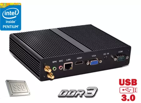 Przemysłowy MiniPC mBOX-M185D v.1