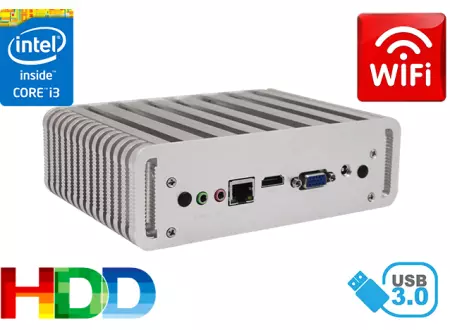 Industrial Computer Fanless Mini PC IBOX-Nano-4010U v.2