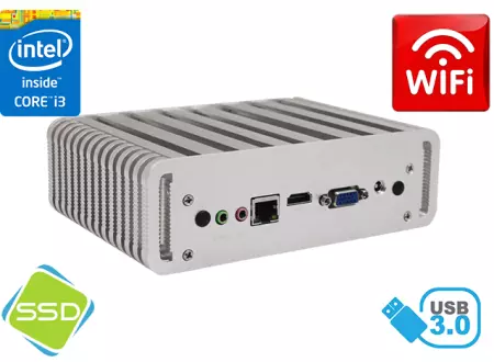 Industrial Computer Fanless Mini PC IBOX-Nano 4010U v.3