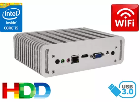 Industrial Computer Fanless Mini PC IBOX-Nano-4200U v.2