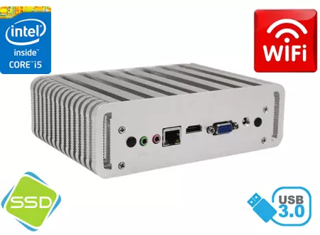 Industrial Computer Fanless Mini PC IBOX-Nano-4200U v.3