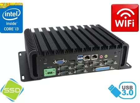 Komputer Przemysłowy Fanless MiniPC IBOX-I3-3110m High (WiFi)