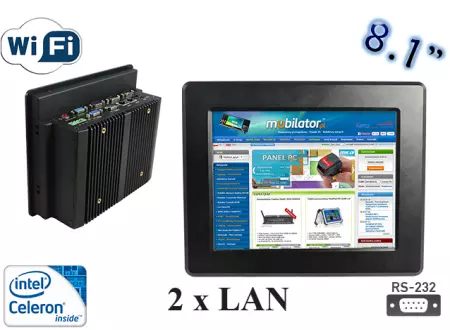 Operating Panel Fanless Panel PC ITPC-A8 Top (WiFi)